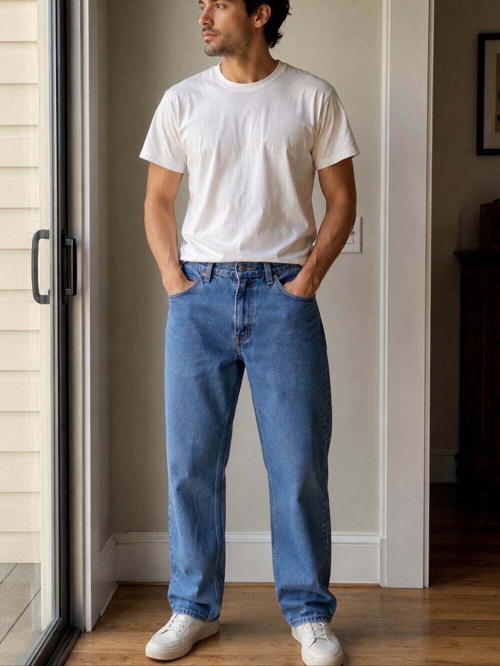 Wear Guard Men's Blue Jeans Waist 29" in Straight Leg Workwear Blue Denim